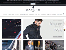 Tablet Screenshot of bayard-homme.fr